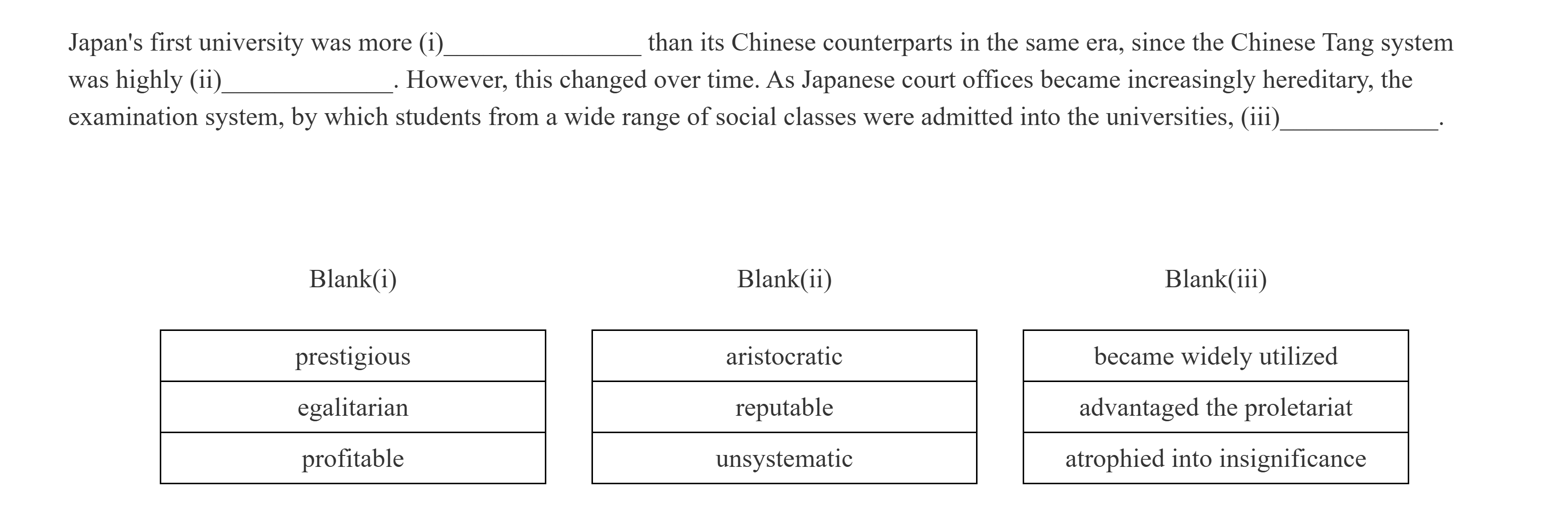 KMF Comprehensive set of mathematics questions after the reform